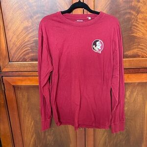 Long Sleeve Florida State University T-Shirt with FSU Logo